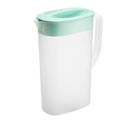 Pichet à eau de 2,5 l pour réfrigérateur, carafe à eau, pichet à jus, théière en plastique avec couvercle filtre, eau glacée chaude et froide, café, lait, thé, jus de fruits, bouteille pour la maison