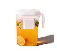 Pichet à eau de 2000 ml, récipients à boissons en plastique incassable pour porte de réfrigérateur, pichets à thé glacé, récipients à jus, pichet à thé avec couvercle pour la
