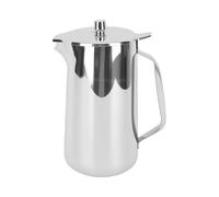 Pichet à Eau en Acier Inoxydable, Bouilloire à Eau Moderne de 2 Litres avec Couvercle, Poignée Ergonomique, Bec Verseur Pratique, Pichet à Boissons Froides, pour Eau thé café Jus