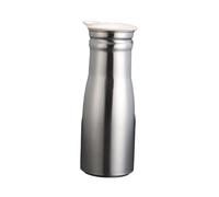 Pichet à eau en acier inoxydable pour thé glacé pour café, boisson d'été, blanc, 9 x 23,5 cm