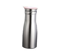 Pichet à eau en acier inoxydable pour thé glacé pour café, boisson d'été, rose, 9 x 23,5 cm