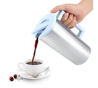 Pichet à Eau en Verre avec Poignée Ergonomique 1,8 L - Pichet pour Thé, infusion et Citron Pressé - Design Moderne, Capacité 1800 Ml - couleur Bleu