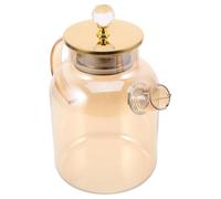 Pichet à Eau en Verre Résistant à Chaleur 1,8 L | Grosse Capacité, Bec Verseur Précis, Anti-goutte, sans Odeur, Usage Thé, Boissons Fraîches