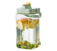 Pichet à eau, pichet à eau en PP transparent de 3, 5 L avec couvercle, poignée et bec verseur pour café infusé froid, thé au soleil et boissons glacées (Style 2)