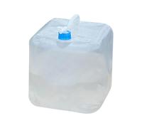 Pichet à eau pliable - Récipient anti-fuite de 20 litres, cube de rangement pliable, système de distributeur de robinet, réservoir portable, solution de réserve d'eau claire pour l'extérieur | Fü