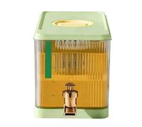 Pichet à eau pour réfrigérateur - Bouilloire froide avec robinet | Distributeur de boisson, 4,5 l, grand récipient à boisson, avec robinet et filtre, distributeur de boisson pour fêtes à la maison