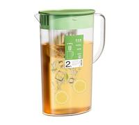 Pichet à infuseur, cruche à eau avec douille infuseur à thé de 2 litres avec couvercle et infusher | Pichet à boire, cruche à eau froide, bulloter à thé froid, pour boire un verre