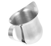 Pichet à Lait 240ml en Acier Inoxydable, Verseur Précis pour Café | Compact et Léger, Argenté, Facile à Nettoyer, pour Maison ou Déplacement, Accessoire Machine Espresso