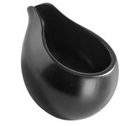Pichet à Lait Céramique Noir à Bec Rond pour Café | Service sans Éclaboussures, Format Compact 103g, Style Vintage Nordique pour Hôtel et Petit Déjeuner