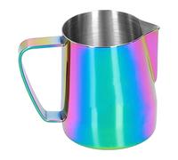 Pichet à Lait en Acier Inoxydable 600ml Coloré - Moussoir à Lait Professionnel avec Bec Pointu, Durable et Hygiénique pour Café Maison (600 ml)