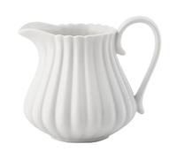 Pichet à lait en céramique 210 ml, tasse mousser le, café et, pichet avec poignée, idéal for thé(Wit)