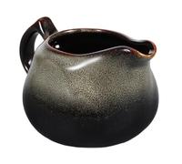Pichet à Lait en Céramique 250ml Noir pour Café et Sauce | Service Chaud ou Tiède, Usage la Cuisine et Maison, Aspect Lisse, Design Unique, Résistant à L’usure