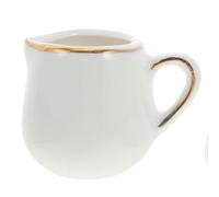 Pichet à Lait en Céramique, Petit Format, Poignée Confortable | Bec Verseur Précis, Forme Simple et Élégante, pour Café, Vinaigre, Service sur Table