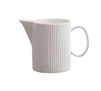 Pichet à lait en céramique, tasse à lait de couleur unie, pot à lait for café, crème, sirop d'érable, mousseur à lait for latte(A)