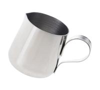 Pichet à lait miniature en acier inoxydable antirouille idéal pour sirops sauce crème distributeur de sauce portable en acier inoxydable