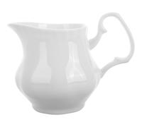 Pichet à lait sophistiqué en porcelaine de 200 ml, crémier à café en céramique blanche