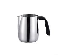Pichet à mousse de lait en acier inoxydable 1000 ml pour latte art, carafe verseur professionnelle avec bec défini et poignée confortable, excellent outil pour les baristas