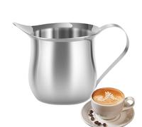 Pichet À Mousse De Lait - Pichet Distributeur De 90 Ml Avec Poignée, Pichet À Lait En Acier Inoxydable Avec Verseur, Pichet À Lait Multifonctionnel Pour Mousseur À Lait, Cappuccino Et Latte Art