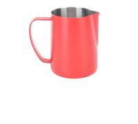 Pichet à Mousse de Lait, Tasse à Mousseur à Lait en Acier Inoxydable 304 de 480 Ml, Tasse à Mousse à Bouche Pointue avec Lignes Graduées Intérieures pour Préparer du café au