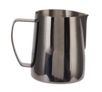 Pichet à mousse en acier inoxydable, mousseur à lait Durable pour Latte Art 600ml (Noire)