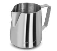 Pichet à Mousse - Mousseur à Lait Vapeur Tasse - Fabrication de Mousse pour Café Matcha Chai Cappuccino Latte & Chocolat Chaud - Acier Inoxydable 350ml