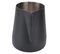 Pichet à mousser à lait épais 450 ml avec bec pointu pour machine à café, café (noir)