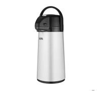 Pichet à pompe isotherme - THERMOS - 2,2L - Inox - Pour adultes - Pratique et élégant
