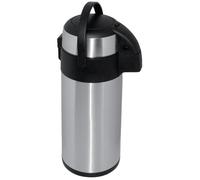 Olympia Pichet à pompe double paroi 5 litres, acier inoxydable, double paroi isolée sous vide, buffet de petit-déjeuner au restaurant et usage domestique, DL164