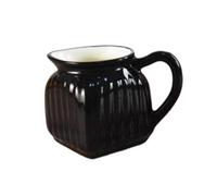Pichet à sauce en céramique, Pichet à lait en céramique noire, pichet Sauce, Restaurant maison, tasse, eau, Style européen, seau jus domestique