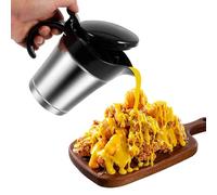 Pichet à sauce | Plat de service 450ml pour sauce avec couvercle | Spot à sauce sans déversement pour sauces et sauces - Pour salade, mariage, réunion, fête, cuisine, restauration, hôtel et restaurant