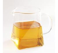 Pichet à thé en verre transparent résistant aux hautes températures 350 ml avec poignée Cha Hai Gong Dao Bei Gongfu Teaware