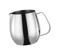 Pichet à vapeur en acier inoxydable, facile à nettoyer, avec poignée, lavable lave-vaisselle, tasse à mousse de lait pour Baristas Latte Art Latte Art Pitcher