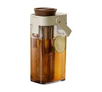 Pichet avec Couvercle - Pichet à Jus,Conteneur Transparent Anti-Fuite Capacité de Stockage 1L pour Boissons Liquides