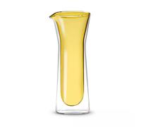 Pichet Broc Carafe en verre double paroi Jaune 800 ml WD Lifestyle