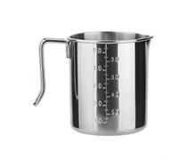 Pichet Café Acier Inoxydable 900ml Résistant Chaleur(300ml) | Grande capacité 900ml, résistant haute température, rust-proof, famille, préparation volume