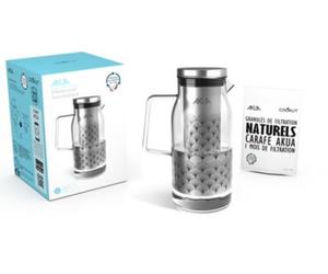 Pichet COOKUT en verre Inox Filtrante