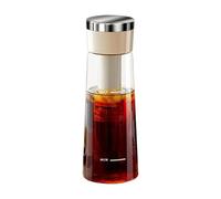 Pichet d' à froid portable en verre pour café glacé