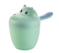 Pichet de bain pour lavage Bbaaby - Tasse de rinçage Bbaaby | tasse de rinçage de shampooing hippopotame pour , tasse de rinçage de shampooing Baabbyy, seau de bain bleu rose vert