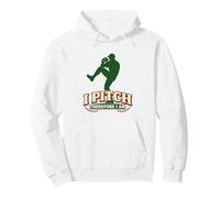 Pichet de Baseball I Pitch Therefore I Am Funny Sweat à Capuche