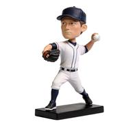 Pichet de baseball personnalisé, figurine 3D personnalisée à partir de la photo, argile polymère faite à la main avec mini balle de gant de baseball, cadeau d'anniversaire, départ à la retraite