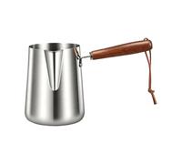 Pichet de Lait Pichet verseur pour cappuccino en acier inoxydable résistant | Carafe cappuccino versante Pour le Latte L'Café et Café-Bar Camping Dortoir Cuisine