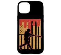 Pichet de Sport avec Motif Drapeau américain Coque pour iPhone 15 Plus