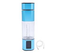 Pichet d'eau à hydrogène 250ml 5000PPB, 2 Modes de lavage automatique, bouteille d'eau à hydrogène 5V pour voyage (Bleue)