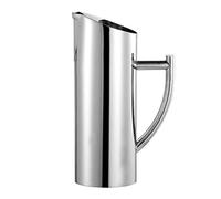 Pichet D'eau Cruche Acier Inoxydable, Avec Garde-glace, Théière Carafe Pour Servir De L'eau, Du Jus, Du Thé Glacé Et D'autres Boissons Froides (Argent B,1.8L)