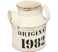 Pichet Déco Vintage Métal Crème Rouille 1982 2er Set
