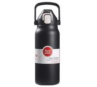 Pichet d'hydratation isotherme à double paroi en acier inoxydable étanche pour voyage, sport, gym, camping | Bouteille d'eau isotherme avec couvercle à paille | 1300 ml étanche et portable pour G
