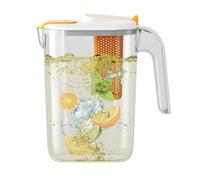 Pichet d'infuseur à thé glacé Jug de boisson froide chaude, 2600 ml d'infuseur de fruits, carafe au thé résistant à la chaleur | Solution de distribution de boissons de grande capacité, pichet d'ext