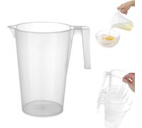Pichet doseur de cuisine avec gobelet doseur en polypropylène, empilable, 2 L -