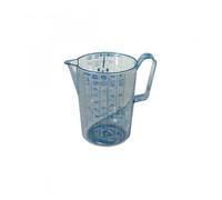 Pichet doseur - MAREVA - 1 L - Transparent - Plastique - Graduations gravées