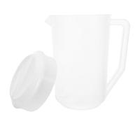 Pichet en Plastique Gradué 4000ml avec Couvercle pour Boissons